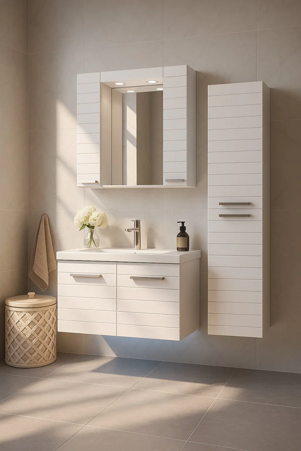 Anıl Serisi | Sakarya Banyo Dolabı Modelleri | ADADUŞ