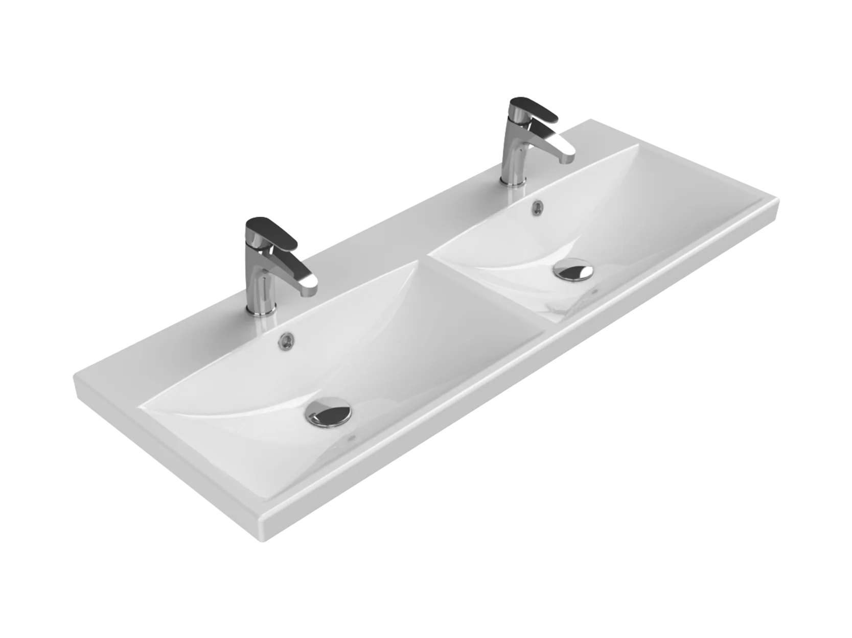 Etajerli Lavabo, Elite, 120X45 Cm, Çift Hazneli | Sakarya Lavabo Modelleri | ADADUŞ