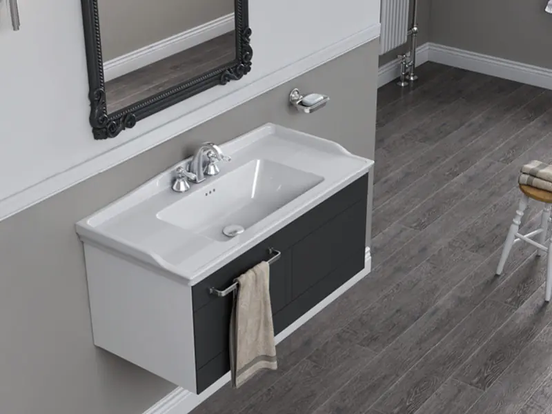 Etajerli Lavabo, Kapadokya, 100X48 Cm | Sakarya Lavabo Modelleri | ADADUŞ
