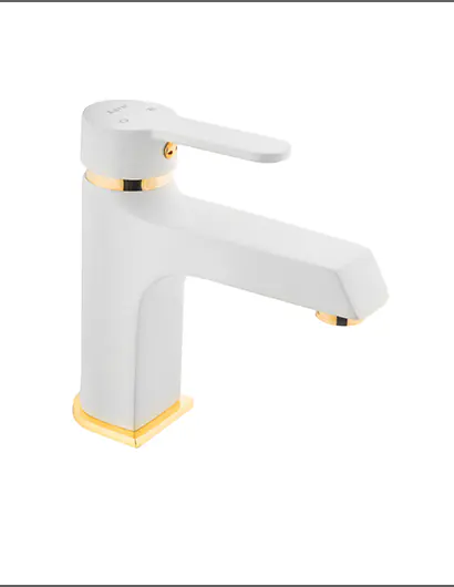 Mix Lavabo Bataryası (Mat Beyaz) | Stil Bataryalar Serisi | Sakarya Batarya Modelleri