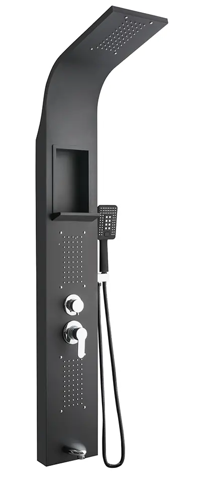Panel Duş Sistemi (Siyah) | Panel Duş Sistemleri Serisi | Sakarya Batarya Modelleri
