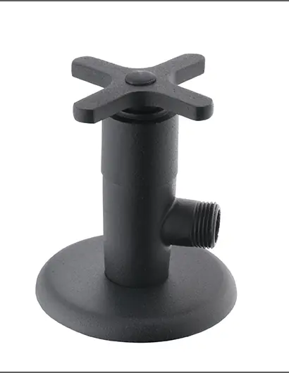 Siyah Dekoratif Ara Musluk 1/2 | Dekoratif Ara Musluklar Serisi | Sakarya Batarya Modelleri