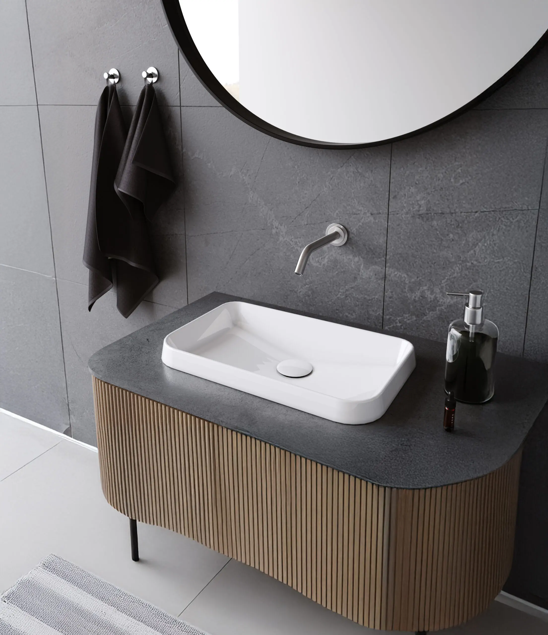 Tezgah Üstü Lavabo, Grand, 49X30 Cm | Sakarya Lavabo Modelleri | ADADUŞ