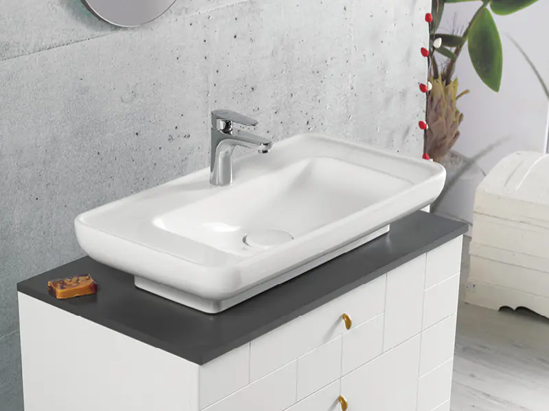 Tezgah Üstü Lavabo, Lal, 80X42 Cm | Sakarya Lavabo Modelleri | ADADUŞ