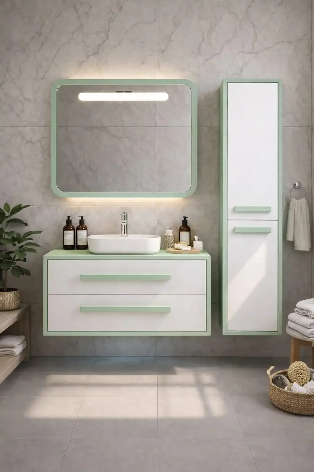 Defne Serisi | Sakarya Banyo Dolabı Modelleri | ADADUŞ