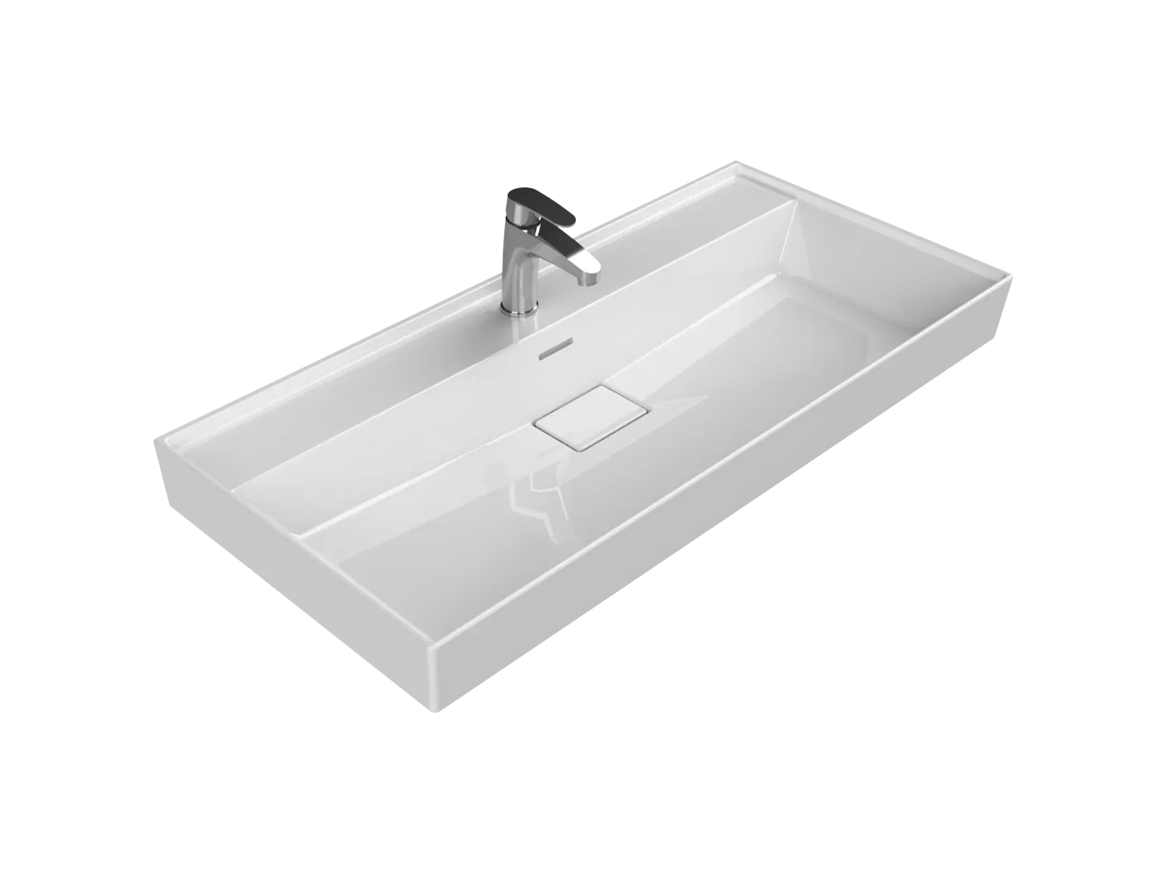 Etajerli Lavabo, Sharp, 100X48 Cm | Sakarya Lavabo Modelleri | ADADUŞ