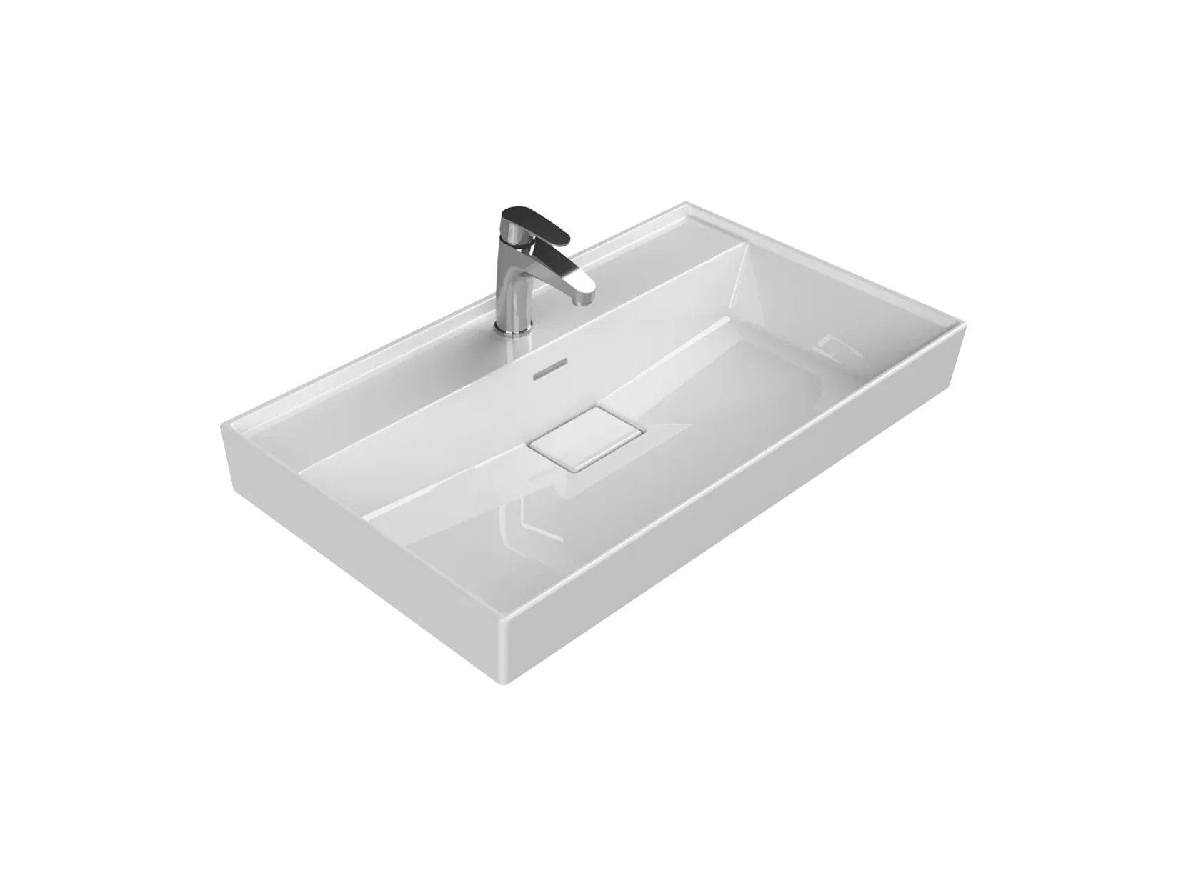 Etajerli Lavabo, Sharp, 80X48 Cm | Sakarya Lavabo Modelleri | ADADUŞ