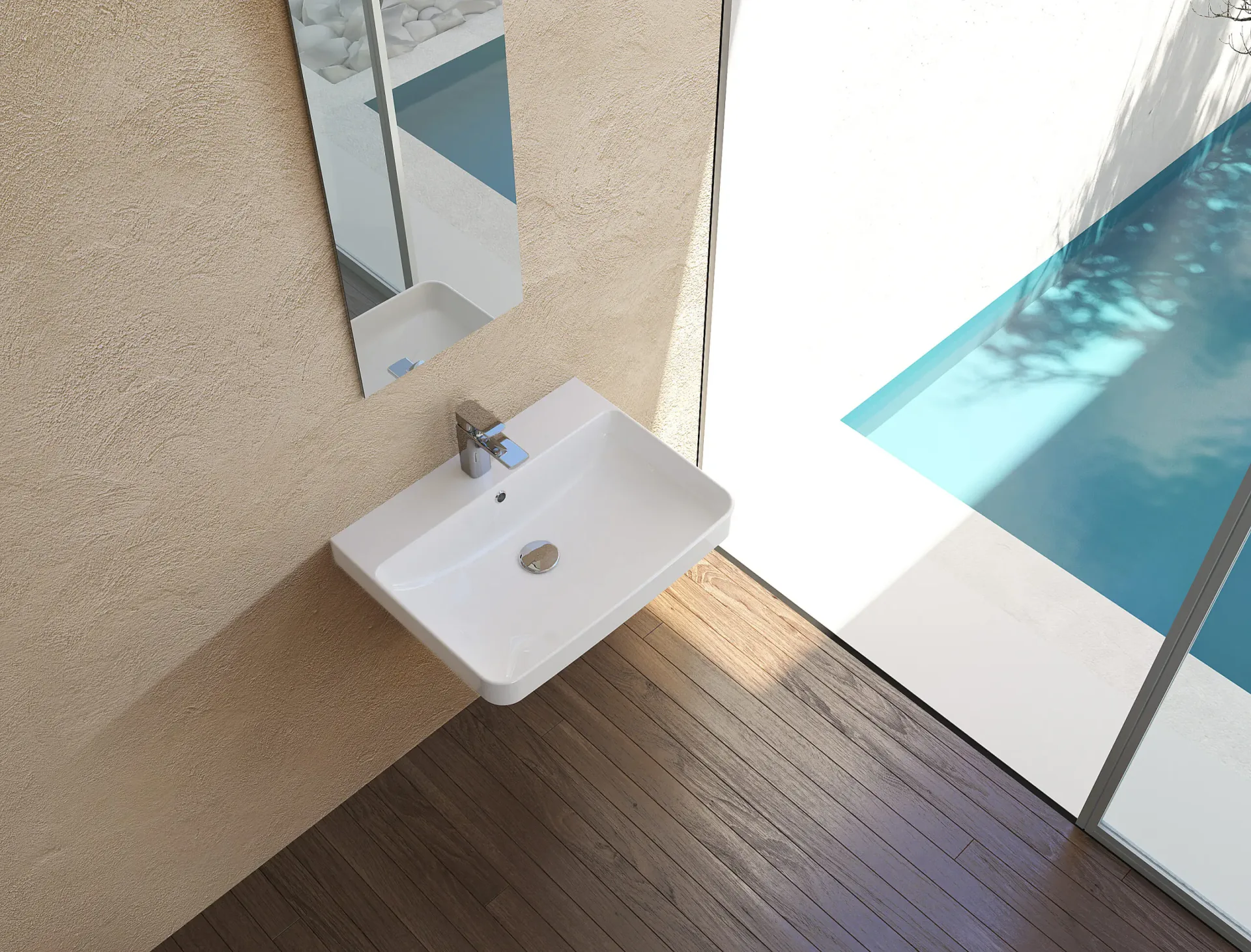 Lavabo, Noura, 60X48 Cm | Sakarya Lavabo Modelleri | ADADUŞ