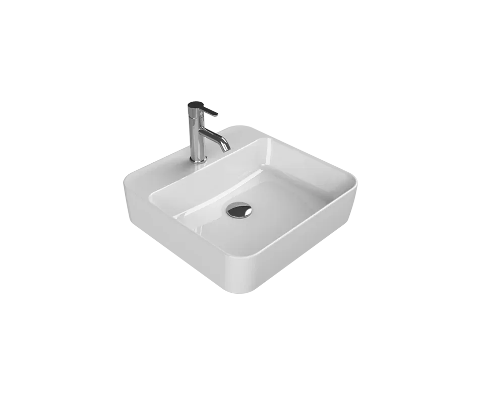 Tezgah Üstü Lavaba, Hera 48X48 Cm | Sakarya Lavabo Modelleri | ADADUŞ