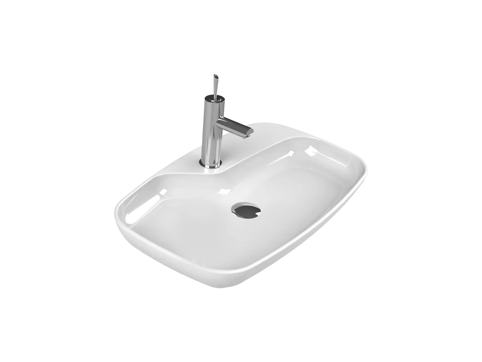 Tezgah Üstü Lavabo, Nova, 70X43 Cm | Sakarya Lavabo Modelleri | ADADUŞ